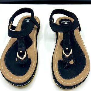 SOCOSANDS Comfy Sandals, Comfort Slip On Summer's Sandals NWOB Size 5.5